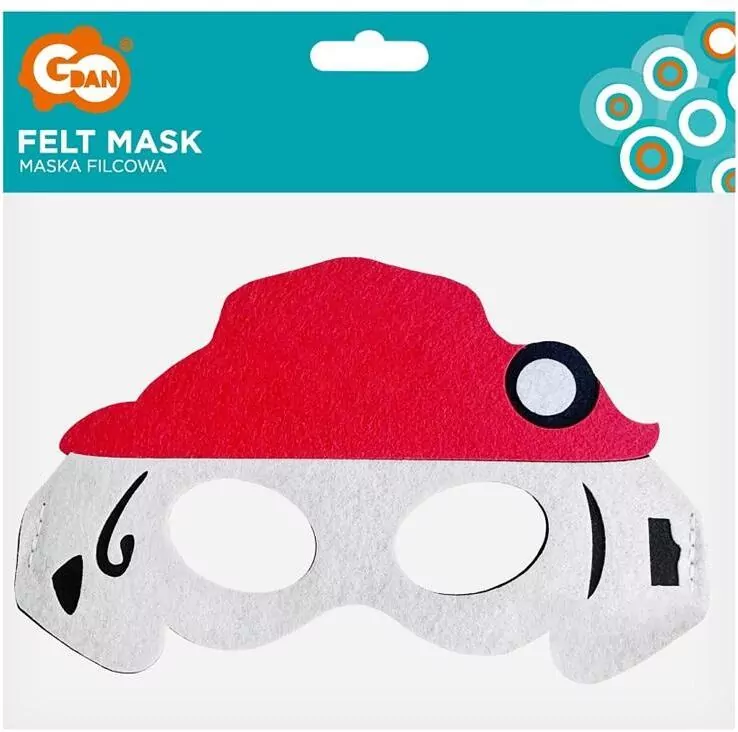 Maska filcowa. Psia brygada, strażak 20x12cm - tantis.pl