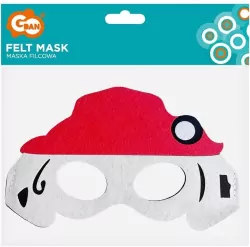 Maska filcowa. Psia brygada, strażak 20x12cm