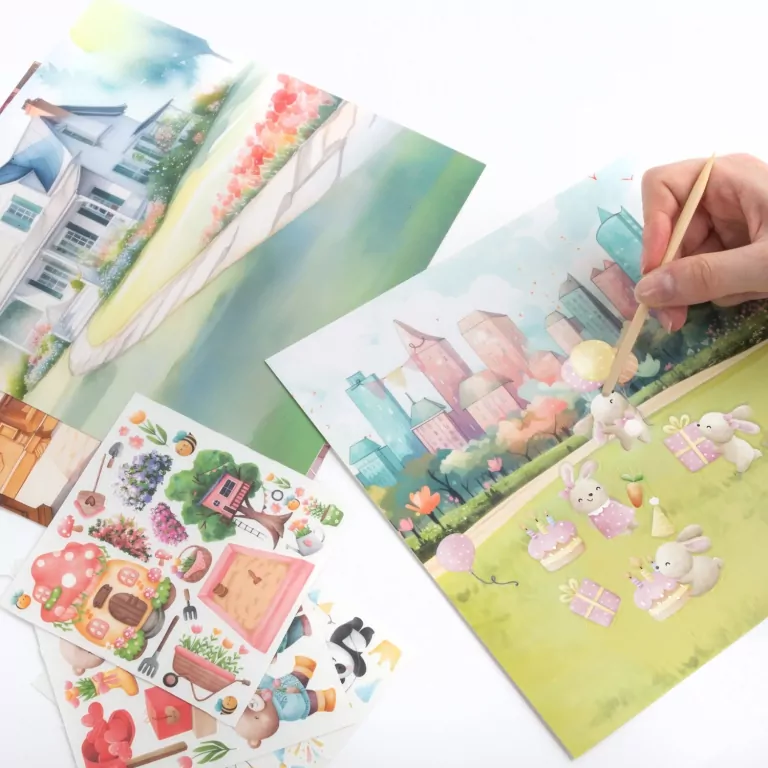 Zestaw kreatywny. Kalkomania Przyjęcie - tantis.pl