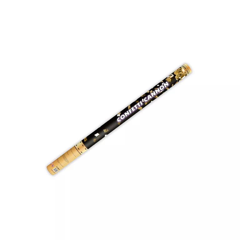 Tuba z konfetti złote 80cm - tantis.pl