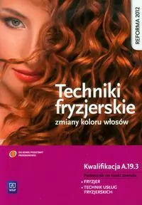 Techniki fryzjerskie zmiany kolorów włosów. Kwalifikacja A.19.3 WSiP - tantis.pl