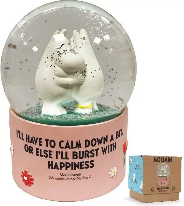 Muminki Śnieżna kula Miłość 65mm - tantis.pl