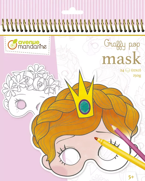 Blok z maskami. Graffy Pop Mask. Dziewczyna - tantis.pl