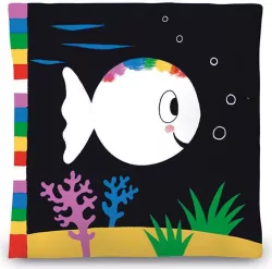 Moja pierwsza rybka. Mała biała rybka. Książeczka sensoryczna