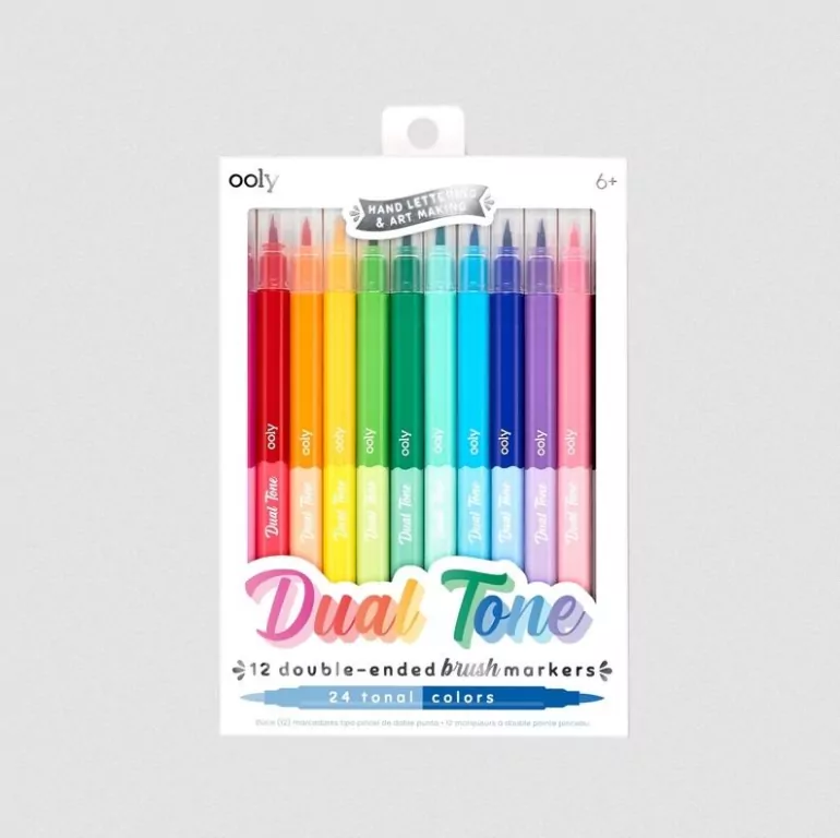 Flamastry pędzelkowe. Dual Tone. 24 kolory - tantis.pl
