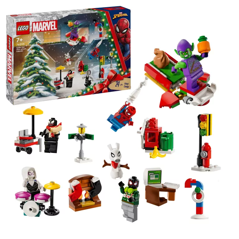 LEGO® Spider-Man. Kalendarz adwentowy 2024. 76293 - tantis.pl