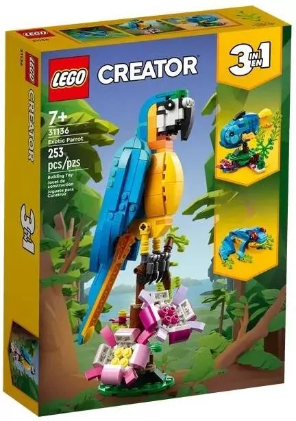 LEGO® Creator. Egzotyczna papuga. 31136 - tantis.pl