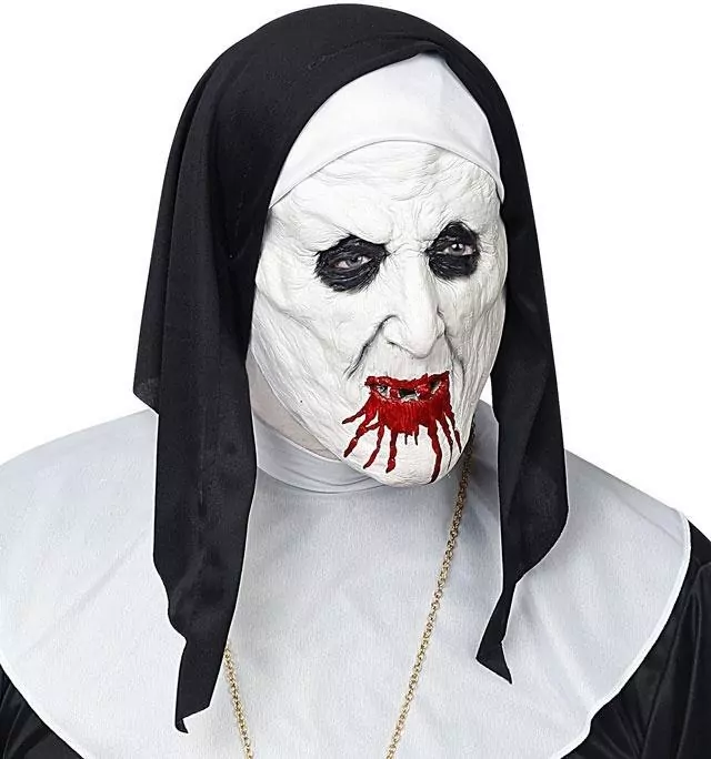 Maska na Halloween Zakonnica - tantis.pl