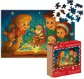Puzzle drewniane 150 Świateczna Baśń - tantis.pl