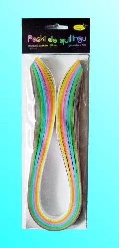 Paski do quillingu 10mmx50cm pastelowe - tantis.pl