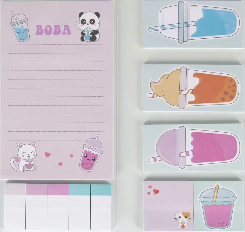 NOTES ZAKLADKI IND 200X100 BUBBLE TEA STK 24/96 - tantis.pl