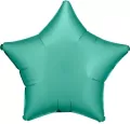 Balon foliowy Lustre Jade Green gwiazda luzem 48cm - tantis.pl