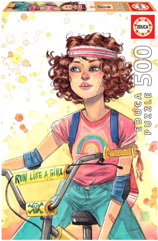 Puzzle 500. Run Like A Girl. Esther Gili G3 - tantis.pl