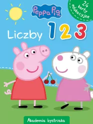 Świnka Peppa. Liczby 1, 2, 3 Akademia Bystrzaka