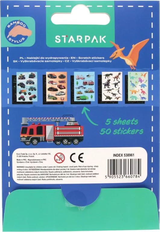 Naklejki do wydrapywania Boy - tantis.pl