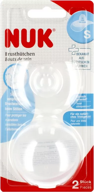 Osłonka brodawki sutkowej rozmiar S 2 szt NUK - tantis.pl