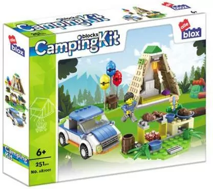 Klocki konstrukcyjne Kamping ALLEBLOX - tantis.pl