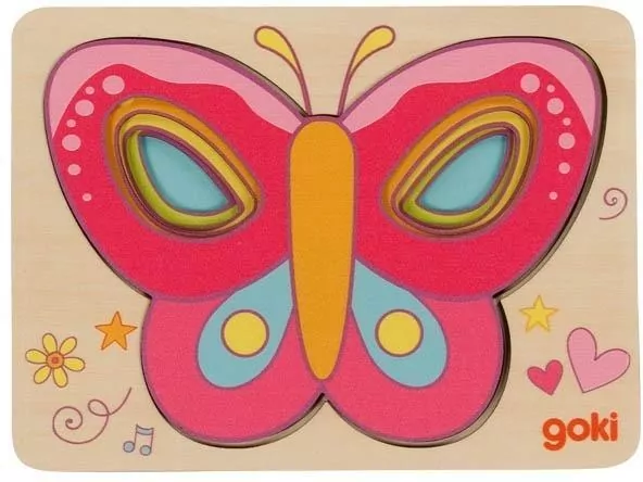 Puzzle warstwowe Motyl - tantis.pl