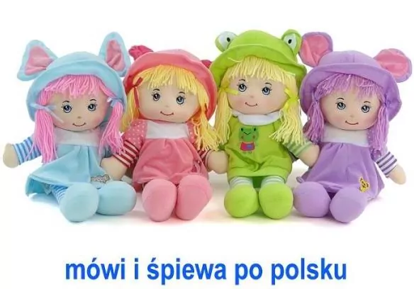 ADAR. Lalka szmacianka, polski dźwięk, 40cm - tantis.pl