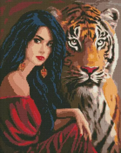 Diamentowa mozaika - Siła piękna 40x50cm - tantis.pl