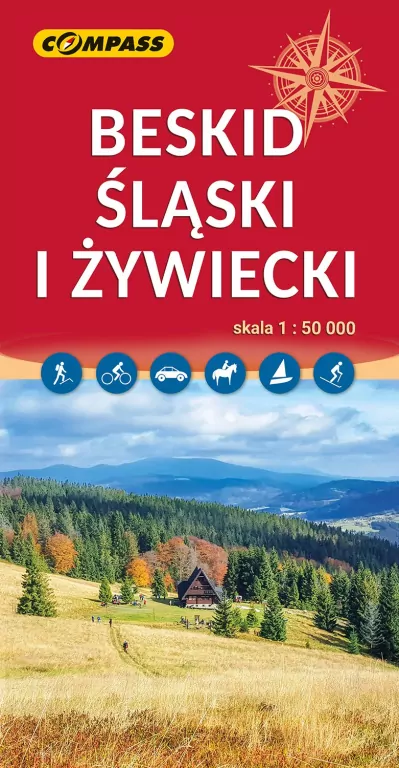 Mapa turystyczna - Beskid Śląski i Żywiecki - tantis.pl