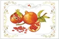 Karnet granat 12x18 + koperta - tantis.pl