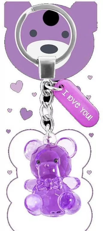 Brelok miś - I love you! - tantis.pl