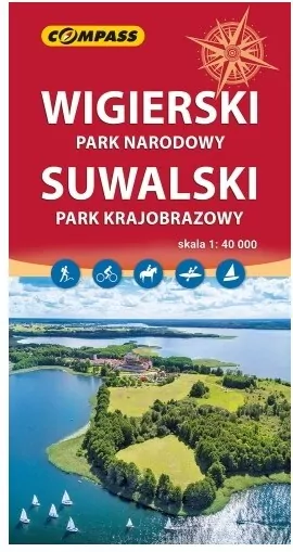 Mapa - Wigierski Park Narodowy, Suwalski 1:40 000 - tantis.pl