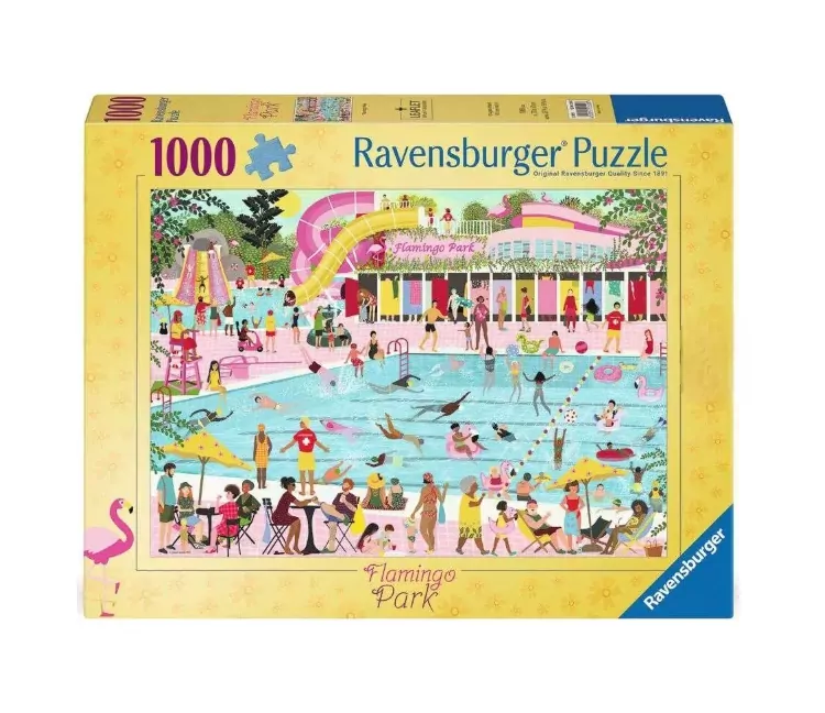 Puzzle 1000. Park Flamingo - tantis.pl
