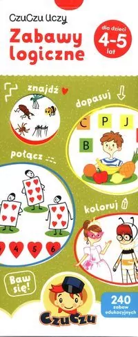 CzuCzu Uczy. Zabawy logiczne 4-5 lat - tantis.pl