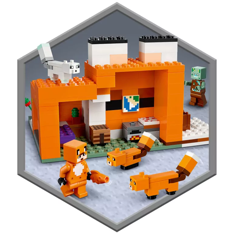 LEGO® Minecraft™. Siedlisko lisów. 21178 - tantis.pl