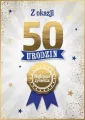 Karnet Urodziny 50 - tantis.pl