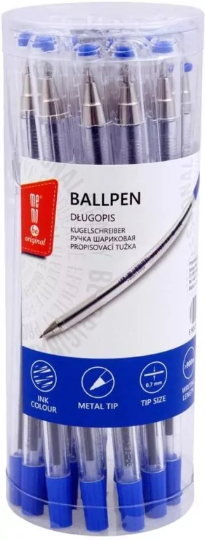 Długopis biurowy 0,7mm niebieski. Tuba - tantis.pl