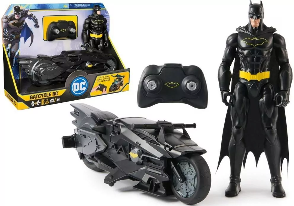 Zestaw Figurka Batman i Batcycle RC - tantis.pl