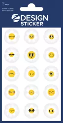 Naklejki błyszczące - kwiatki