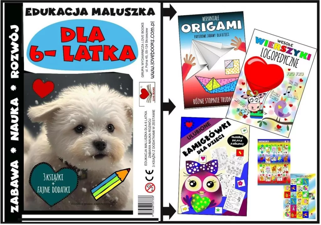 Edukacja maluszka - zestaw dla 6 latka - tantis.pl