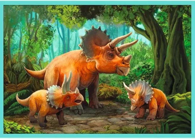 Poznaj wszystkie dinozaury. Puzzle 10w1 - tantis.pl
