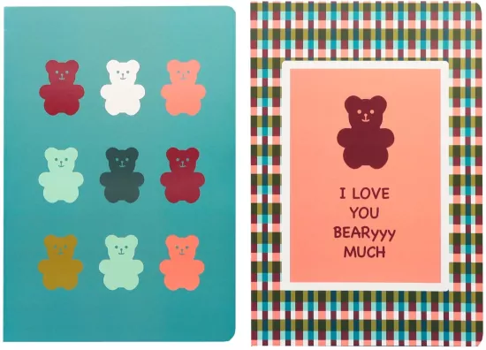 Zeszyt A4 48 kartek 90g w linie TEDDY BEAR