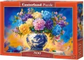 Puzzle 500 Flowers in Chinese Porcelain CASTOR - tantis.pl