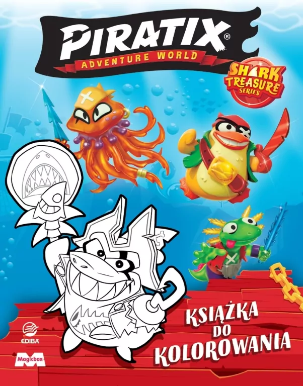 Piratix - książka do kolorowania - tantis.pl