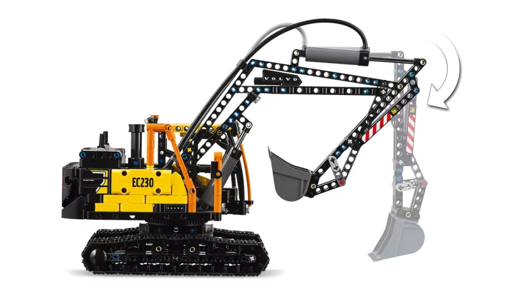 LEGO® Technic. Ciężarówka Volvo FMX i koparka EC230 Electric 42175 - tantis.pl