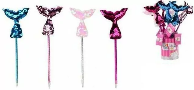 Długopis cekinowa syrenka mix CUBIE SQUAD - tantis.pl