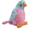 Papuga niebiesko-różowa 17cm - tantis.pl