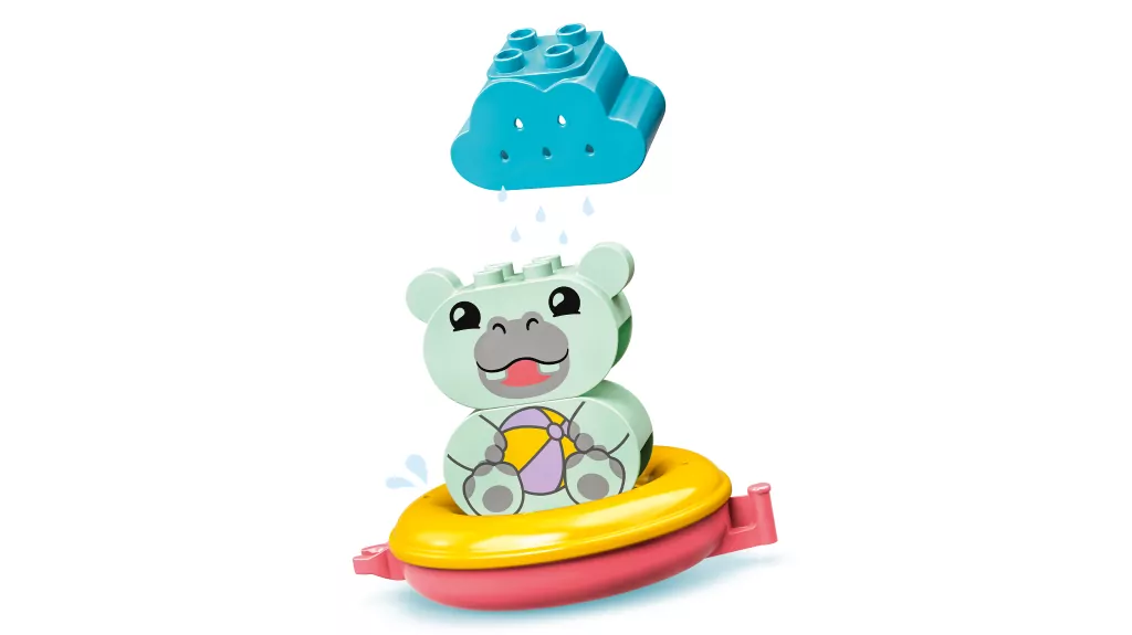 LEGO® DUPLO® Creative Play. Zabawa w kąpieli: pływający pociąg ze zwierzątkami. 10965 - tantis.pl