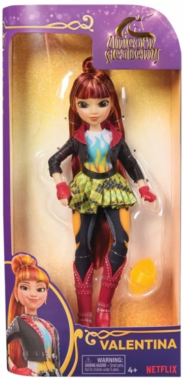Akademia Jednorożców: Lalka Valentina z akcesor - tantis.pl