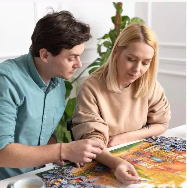 Puzzle 1000 Targ kwiatowy, Paryż TREFL - tantis.pl