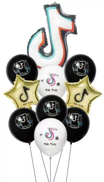 Balony foliowe i lateksowe Tik Tok - tantis.pl