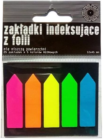 Zakładki indeksujące neon - tantis.pl