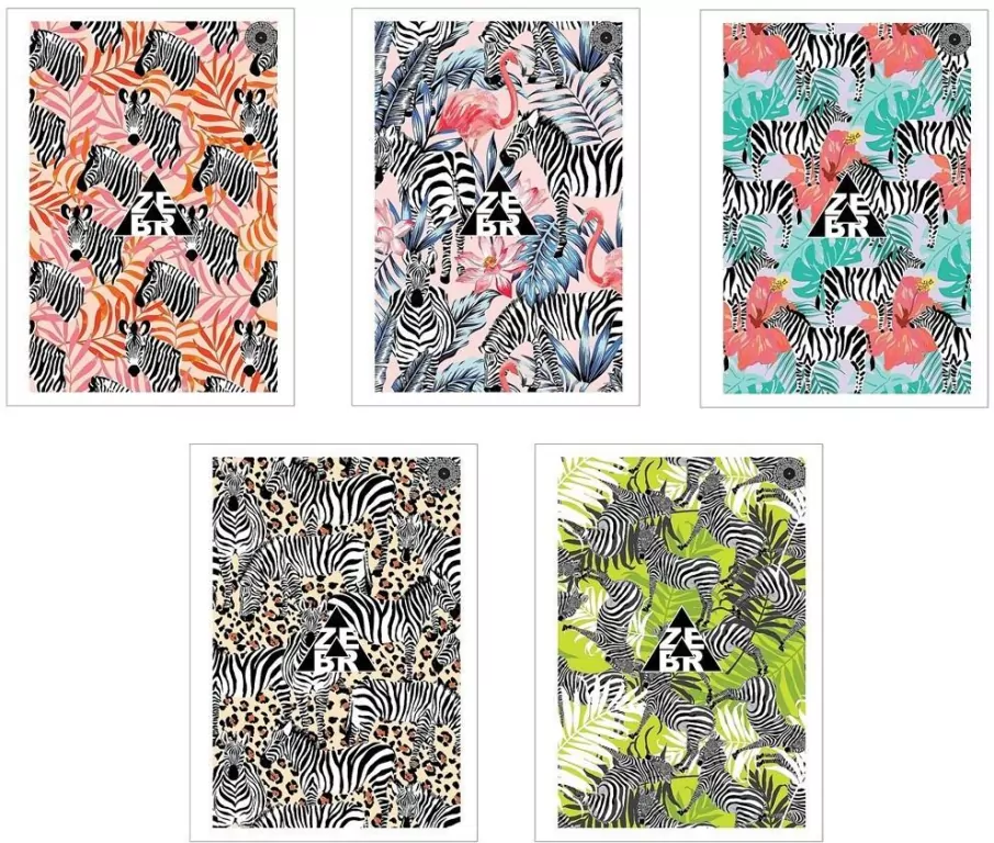 Zeszyt A5/60K linia Zebras (10szt) - tantis.pl