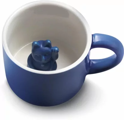 Kubek szczęścia granatowy
